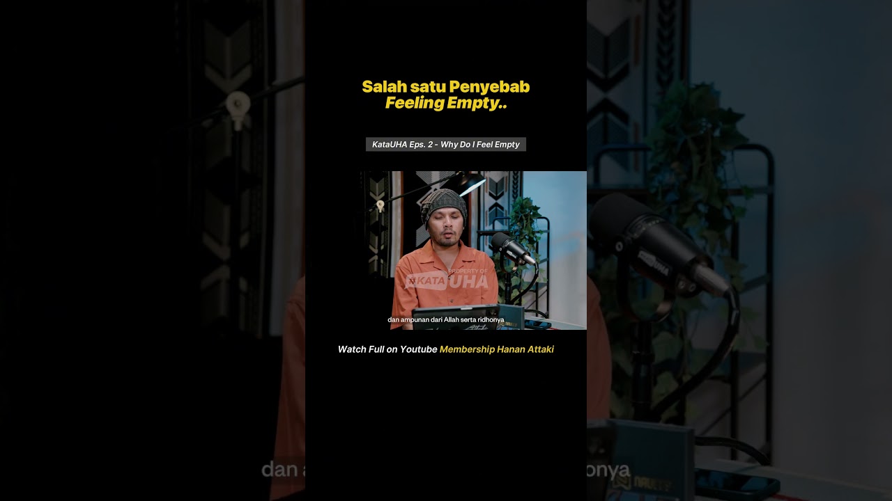 Salah satu penyebab feeling empty cover art