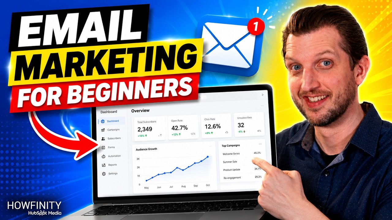 Email Marketing Tutorial For Beginners cover art