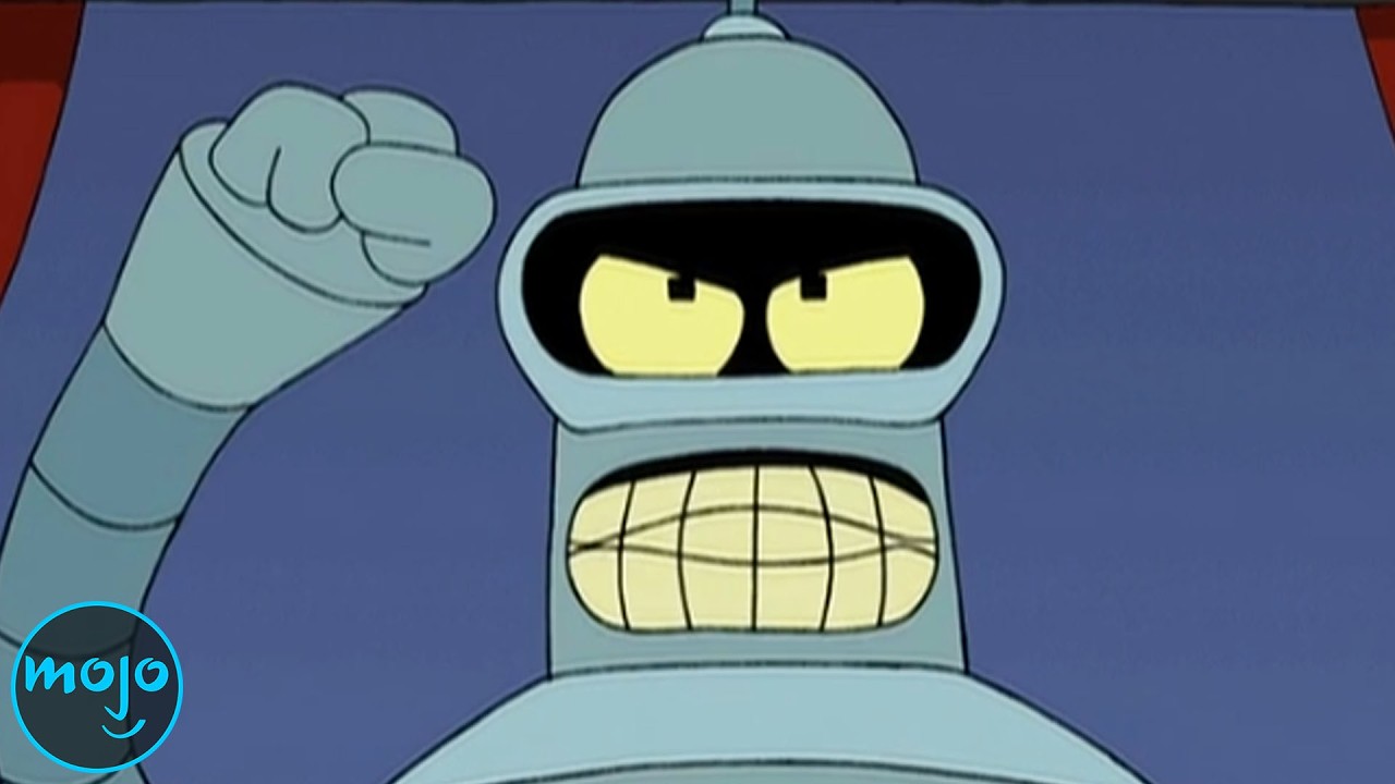 Top 10 Best Bender Moments From Futurama cover art