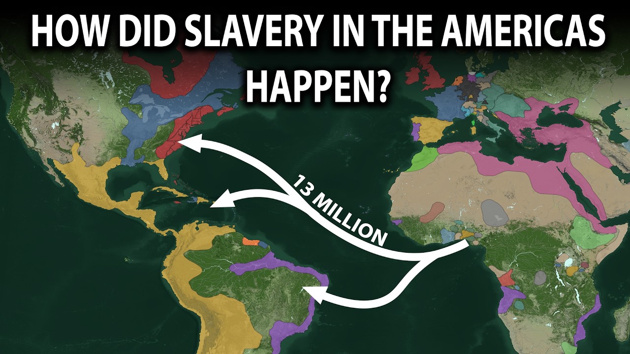 THE HISTORY OF SLAVERY IN AMERICA | MAPPED cover art