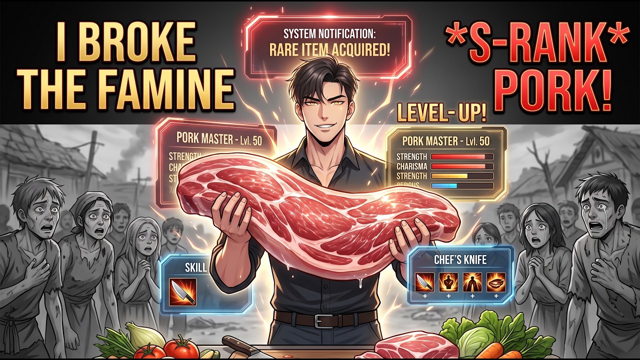 God-Tier System in an Age of Scarcity: 10 lbs of Pork a Day, All Envied Me cover art