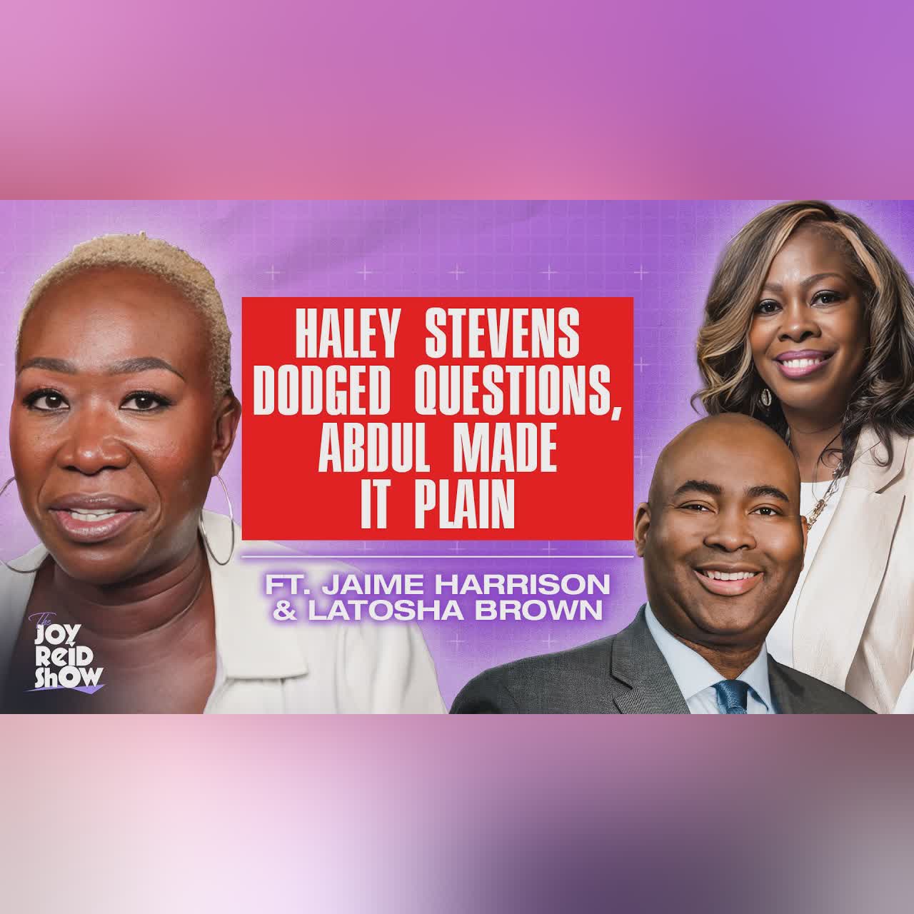 Haley Stevens Dodged Questions, Abdul Made it Plain | The Joy Reid Show