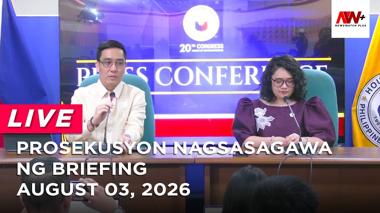 Prosekusyon nagsasagawa ng press briefing | NewsWatch Live cover art