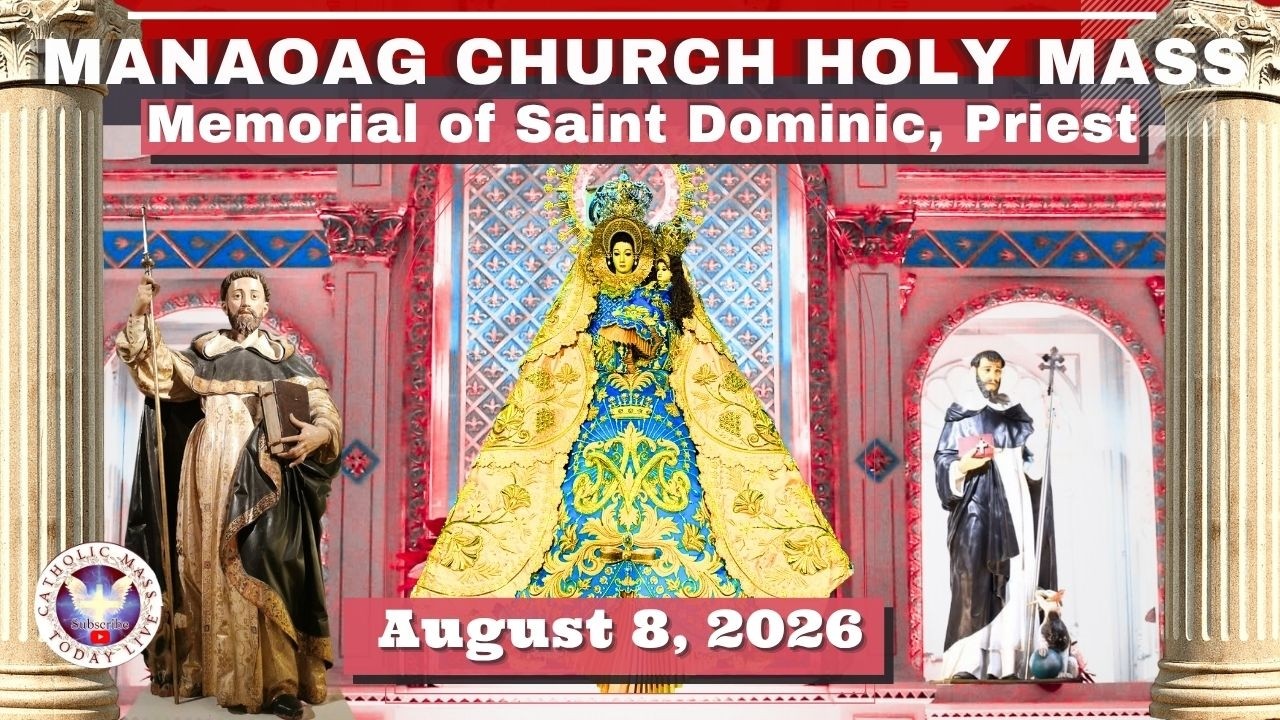 CATHOLIC MASS OUR LADY OF MANAOAG CHURCH LIVE MASS TODAY | 08 August 2026 | AM Holy Mass cover art