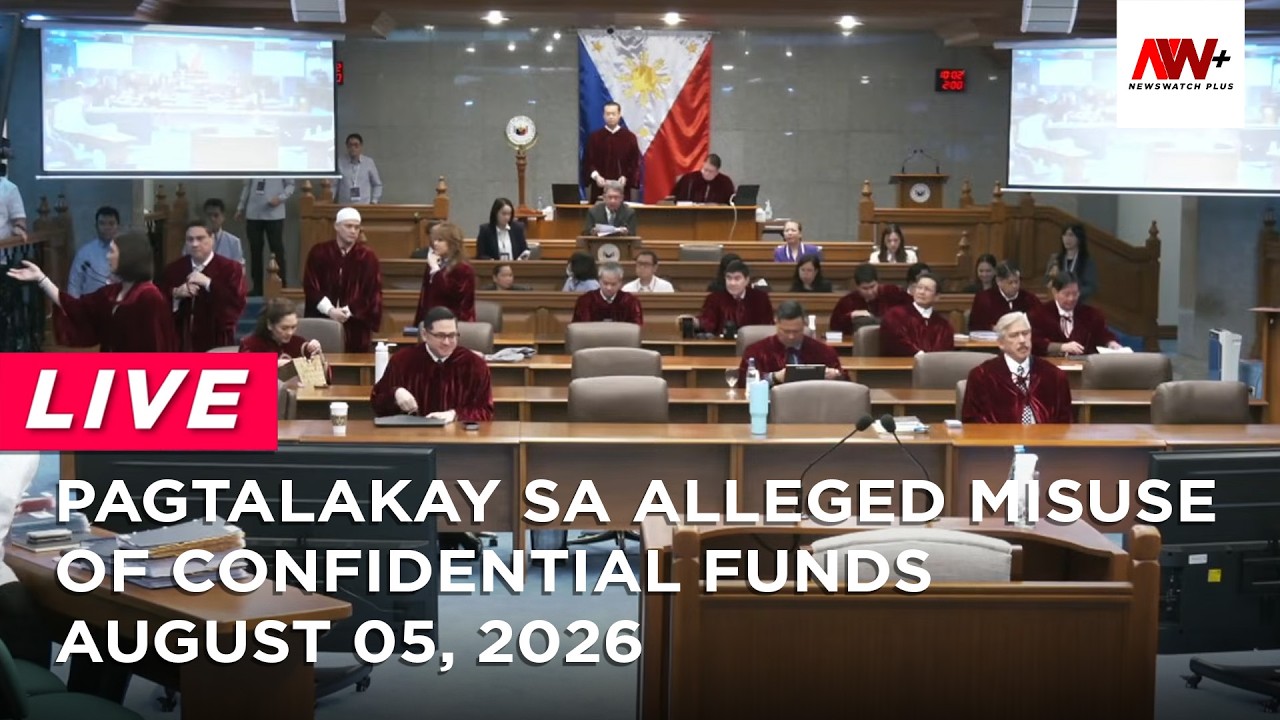 Pagtalakay sa alleged misuse of confidential funds | NewsWatch Live cover art