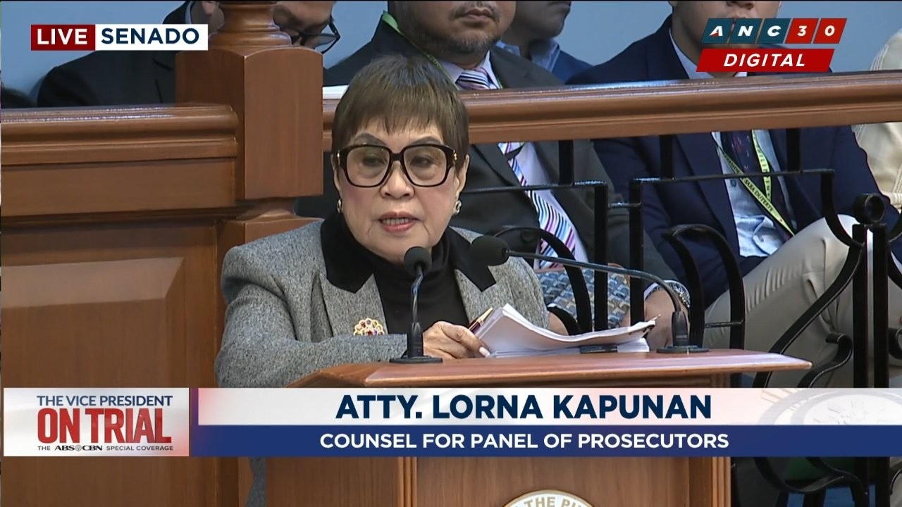 Kapunan: Witness to attest to over 6,000 docs, of which more than 3,000 are acknowledgment receipts cover art