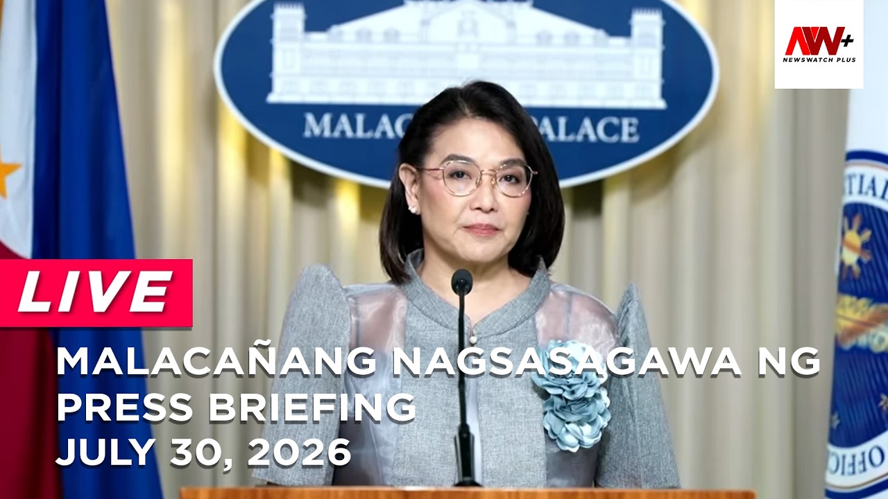 Malacañang nagsasagawa ng press briefing | NewsWatch Live cover art