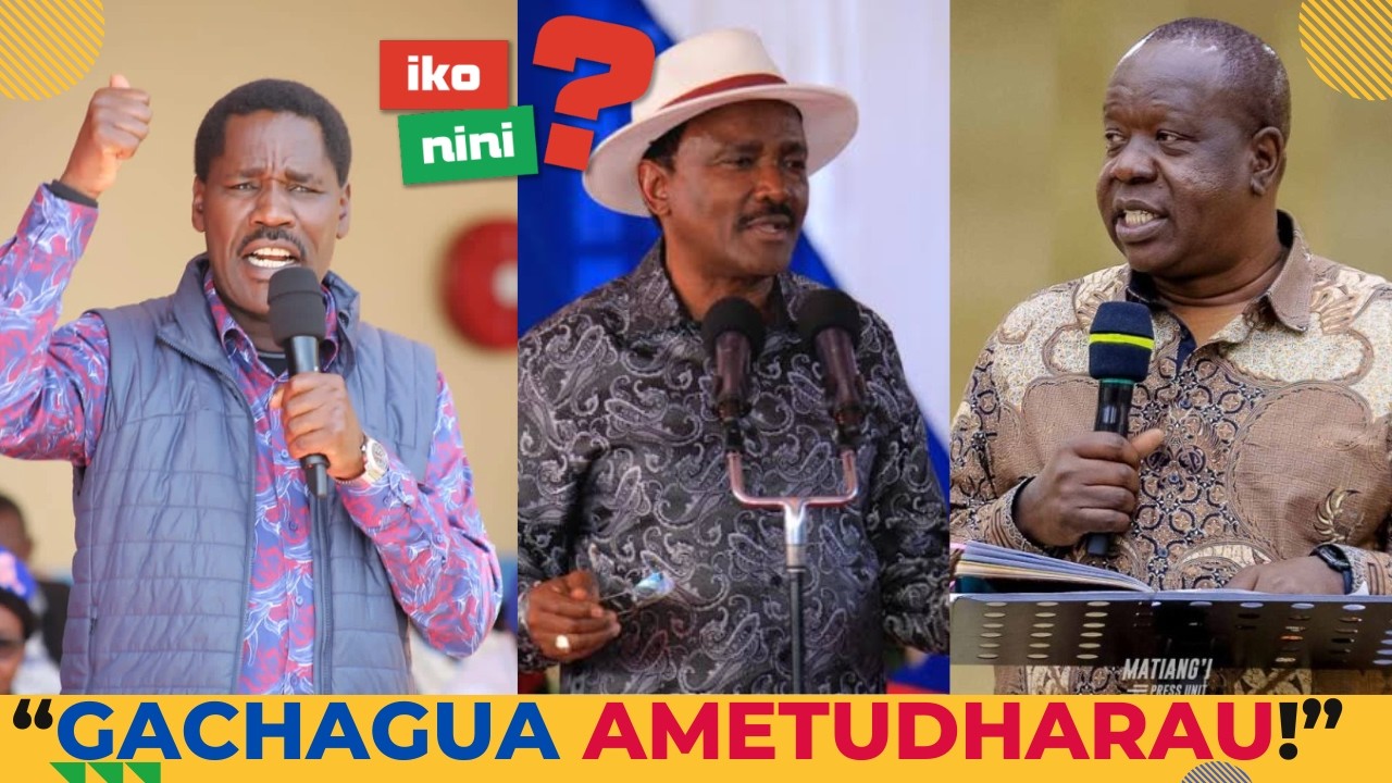 DISUNITED OPPOSITION! Kalonzo, Matiang’i & Munya accuse Gachagua of DISRESPECT! cover art