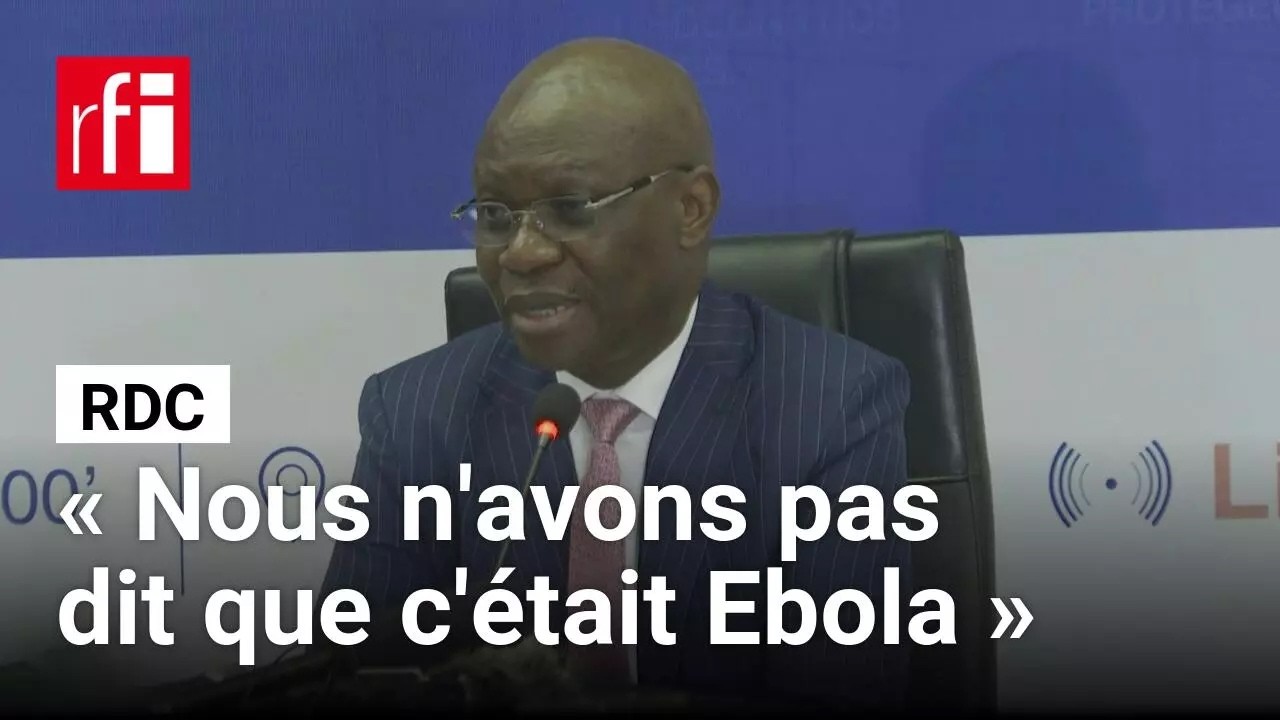 RDC : le ministre de la Santé réagit au cas suspect d'Ebola signalé sur un bateau près de Kinshasa cover art
