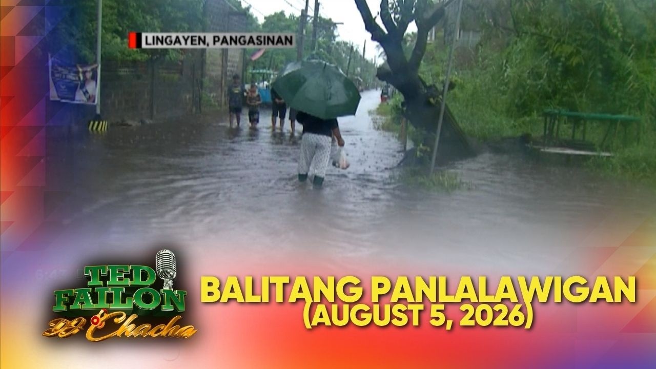 Ilang bahagi ng Lingayen, lubog pa rin sa baha | Ted Failon & DJ Chacha cover art