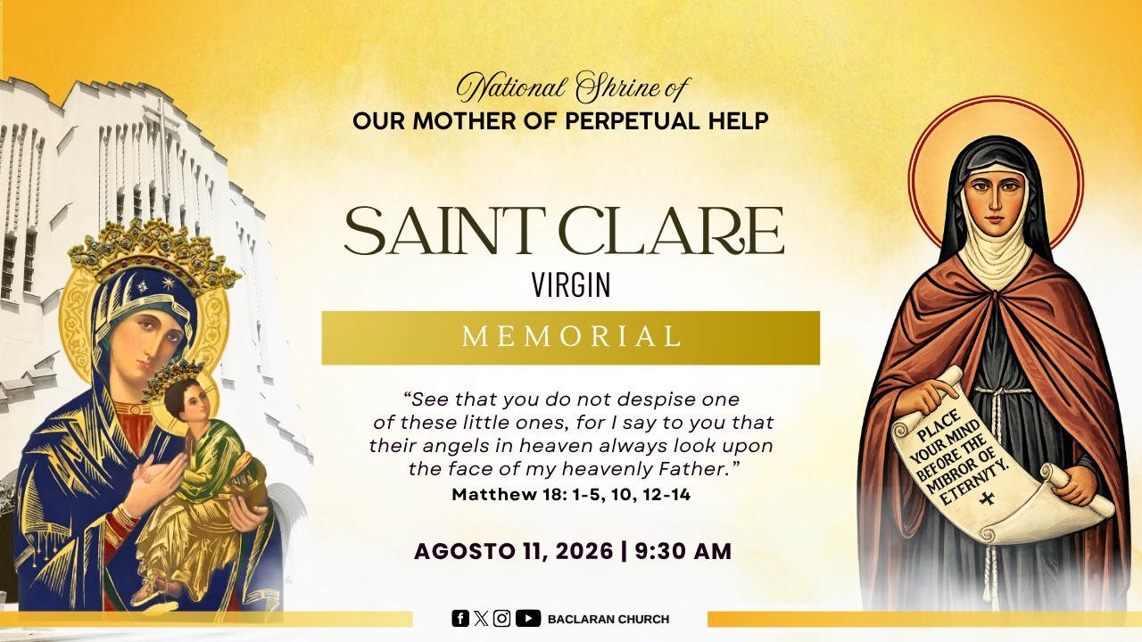 Baclaran Church: Memorial of Saint Clare, Virgin cover art