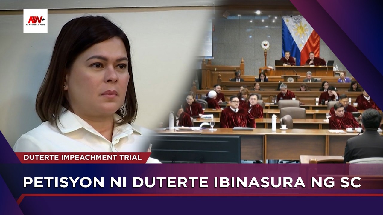 Mga petisyong kumuwestyon sa impeachment hearings ng Kamara ibinasura ng Korte Suprema cover art