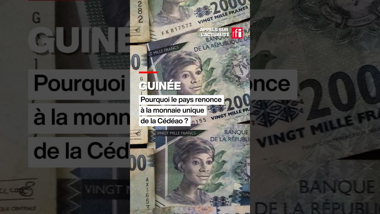 Guinée : pourquoi le pays renonce à la monnaie unique de la Cédéao ? • RFI cover art