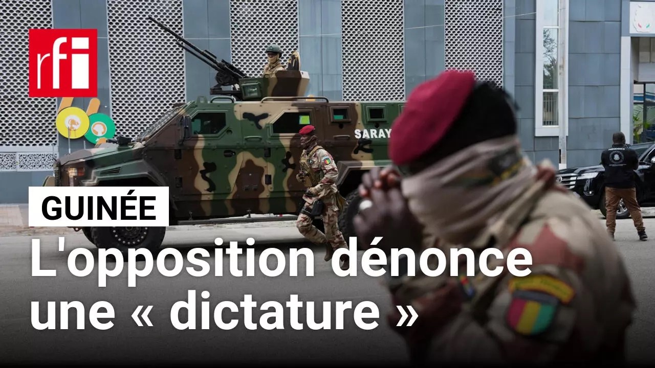 Guinée: l'opposition dénonce le régime en place, l'armée réaffirme son soutien à Doumbouya cover art