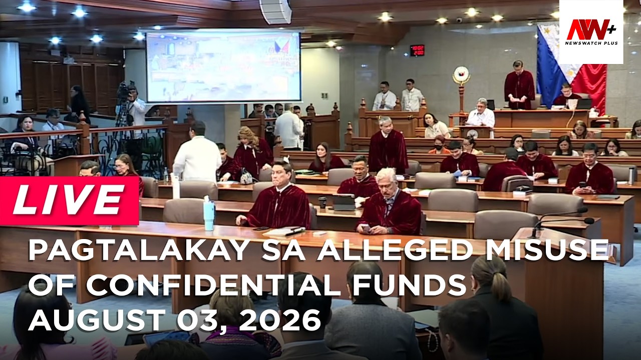 Pagtalakay sa alleged misuse of confidential funds | NewsWatch Live cover art