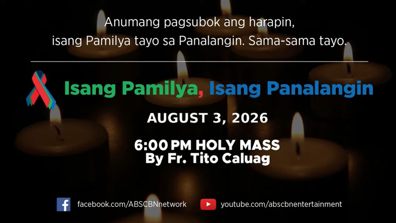 Isang Pamilya, Isang Panalangin Holy Mass & ABS-CBN Fellowship w/ Father Tito Caluag (Aug 3, 2026) cover art