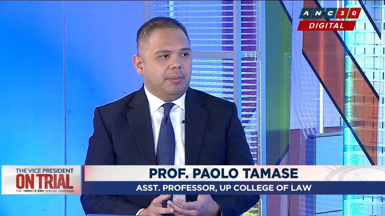 WATCH: Prof. Paolo Tamasa on OVP's confidential funds withdrawal, use | ANC cover art