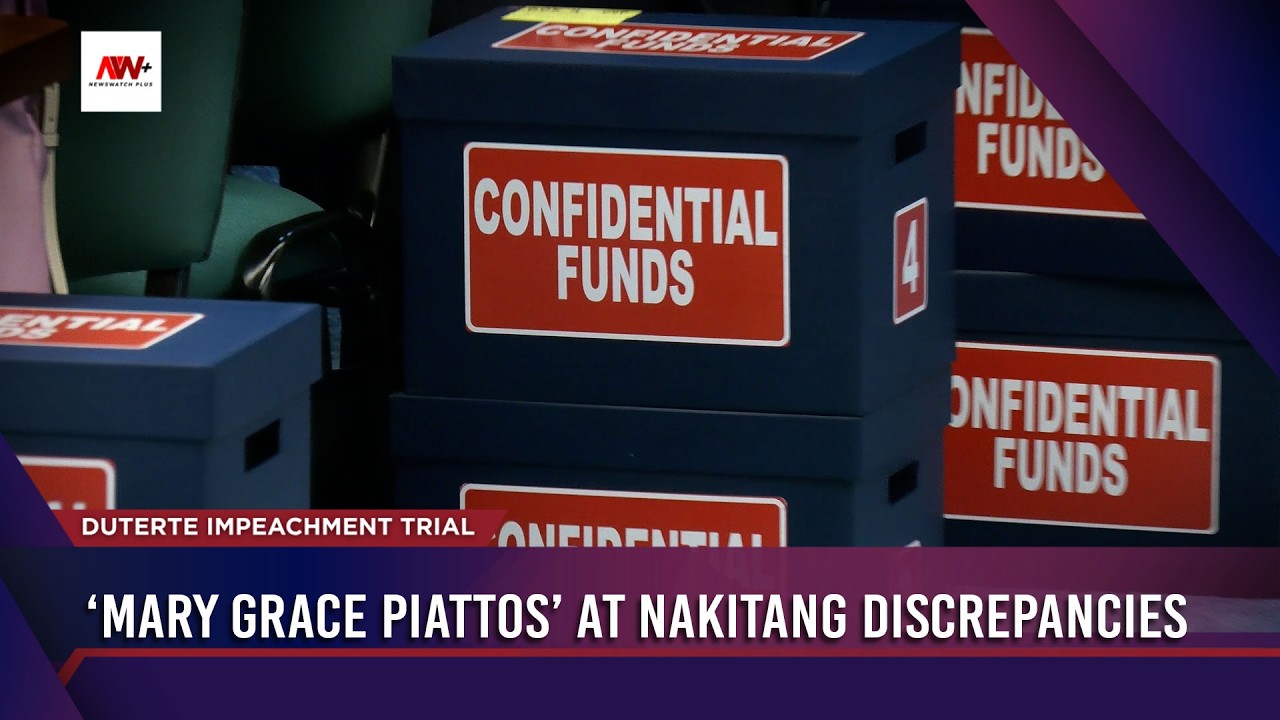 Resibo ni 'Mary Grace Piattos' binusisi sa korte | Duterte impeachment trial cover art