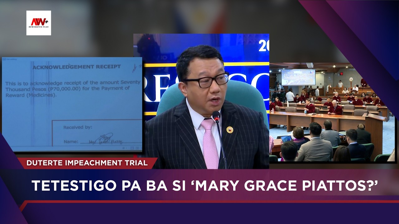 Tetestigo pa ba si 'Mary Grace Piattos'? | Duterte impeachment trial cover art