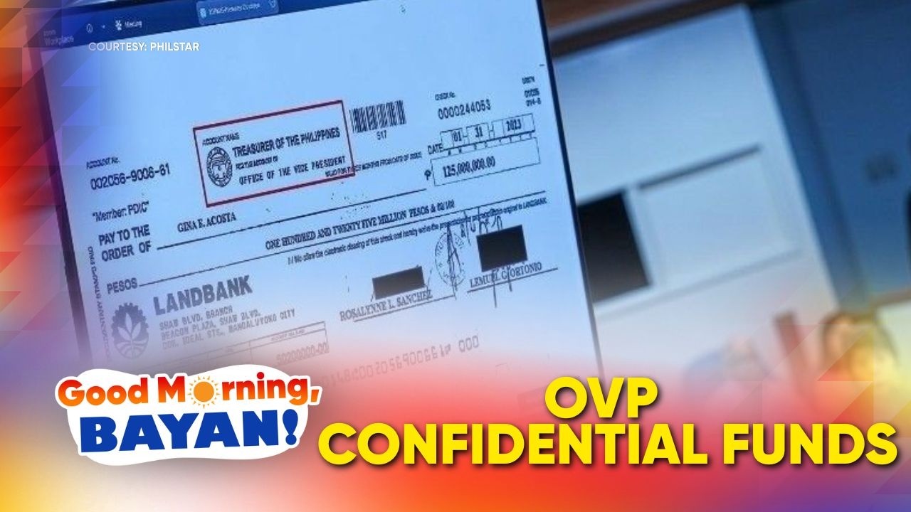 Paggamit ng confidential funds ng OVP, binusisi | Good Morning Bayan cover art