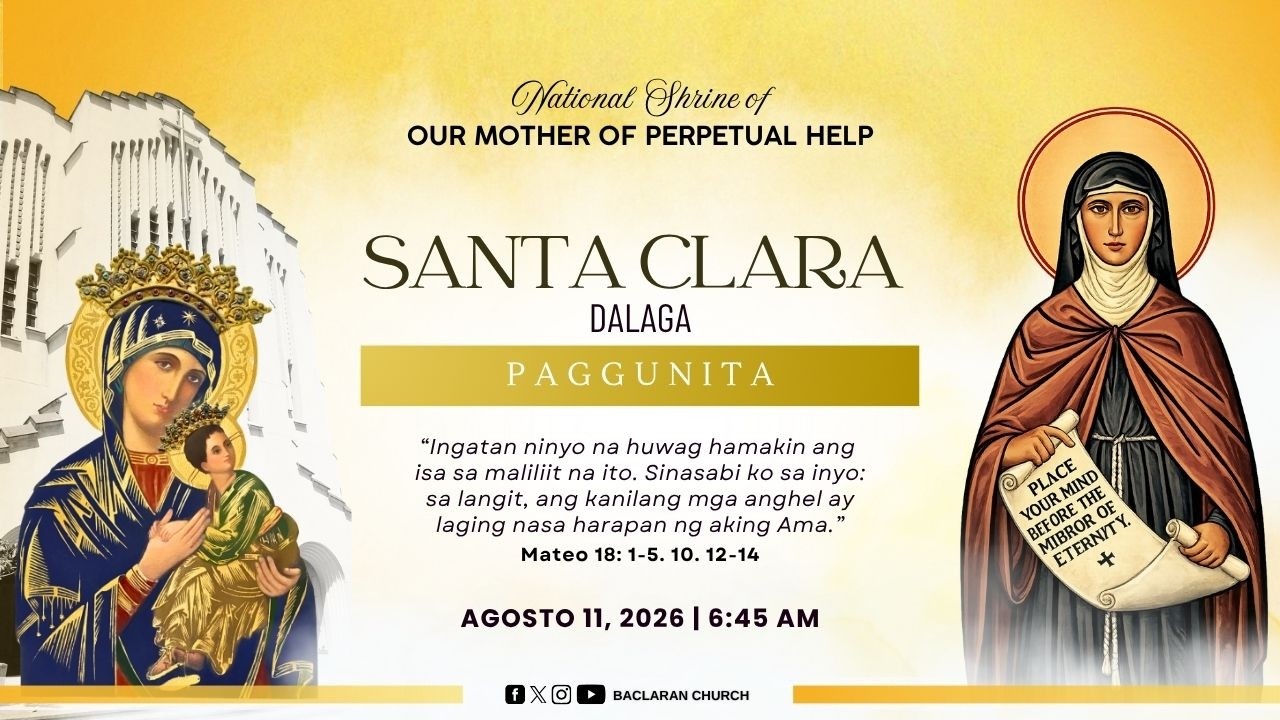 Baclaran Church: Paggunita kay Santa Clara ng Assisi, dalaga cover art