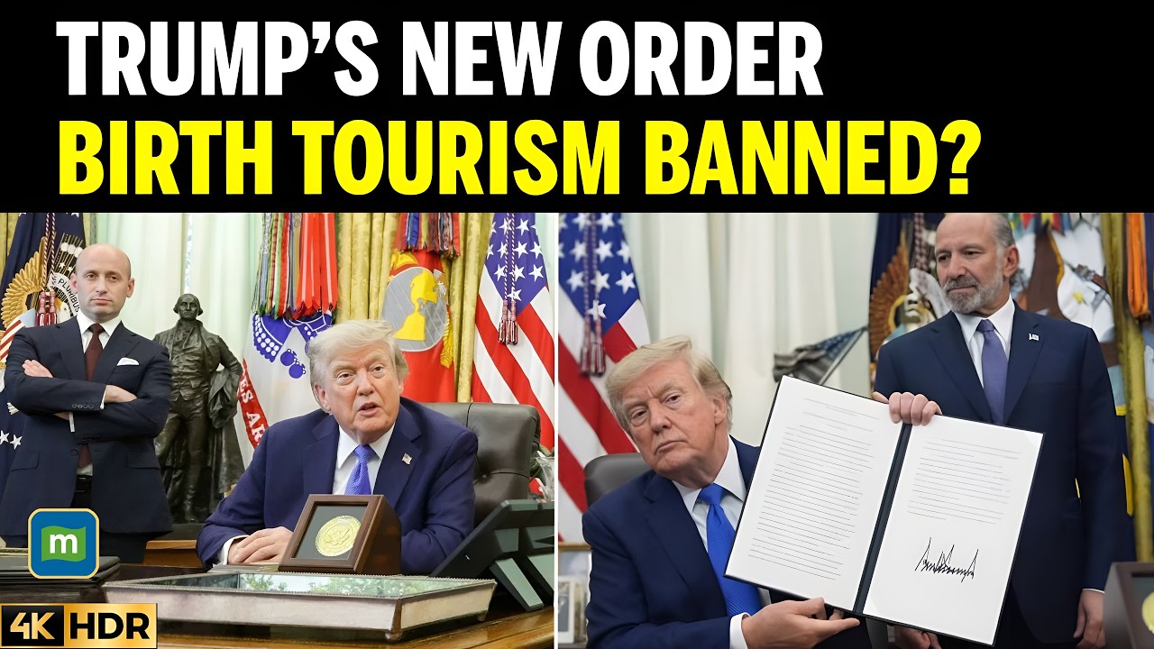Trump Signs New Executive Orders On Birthright Citizenship Despite Court's Rejection | N18G | 4K cover art