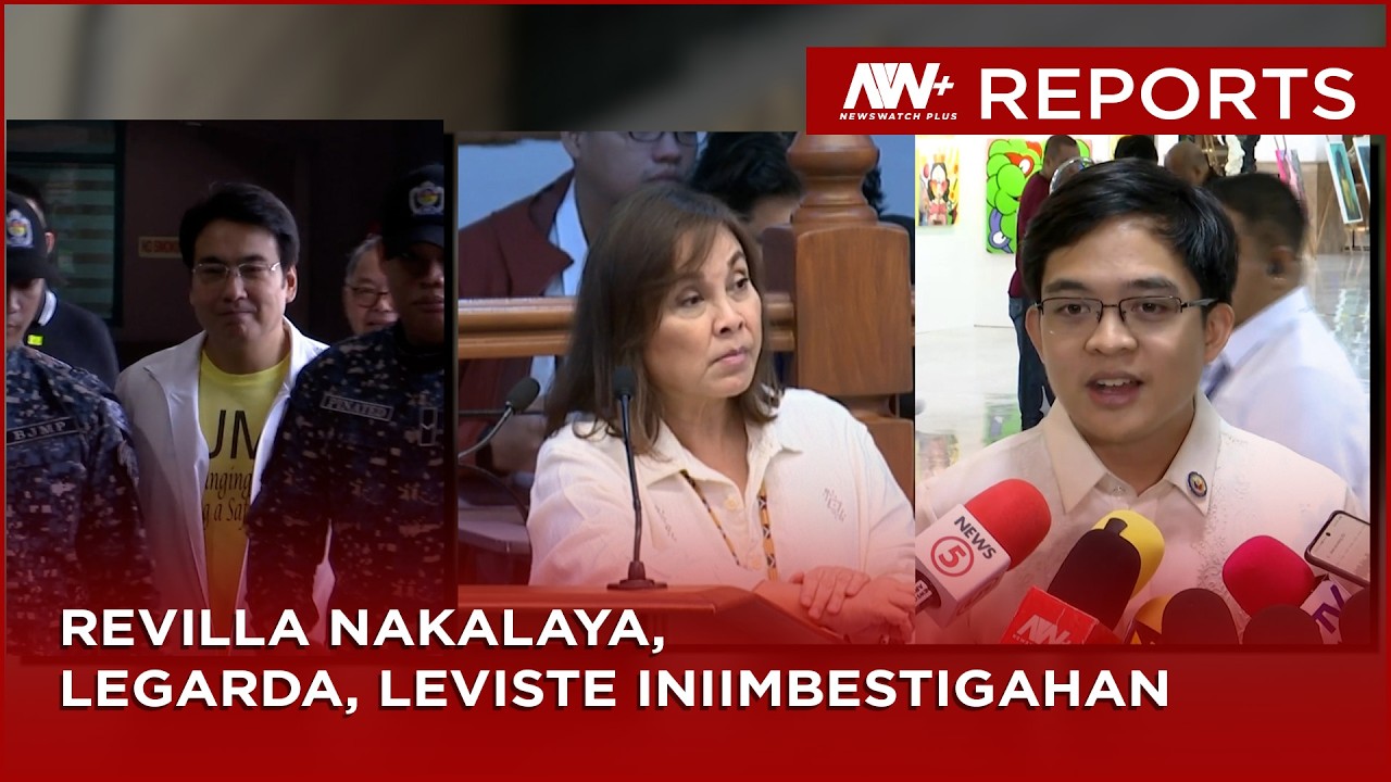 Revilla nakalaya, Legarda, Leviste iniimbestigahan | NewsWatch Report cover art