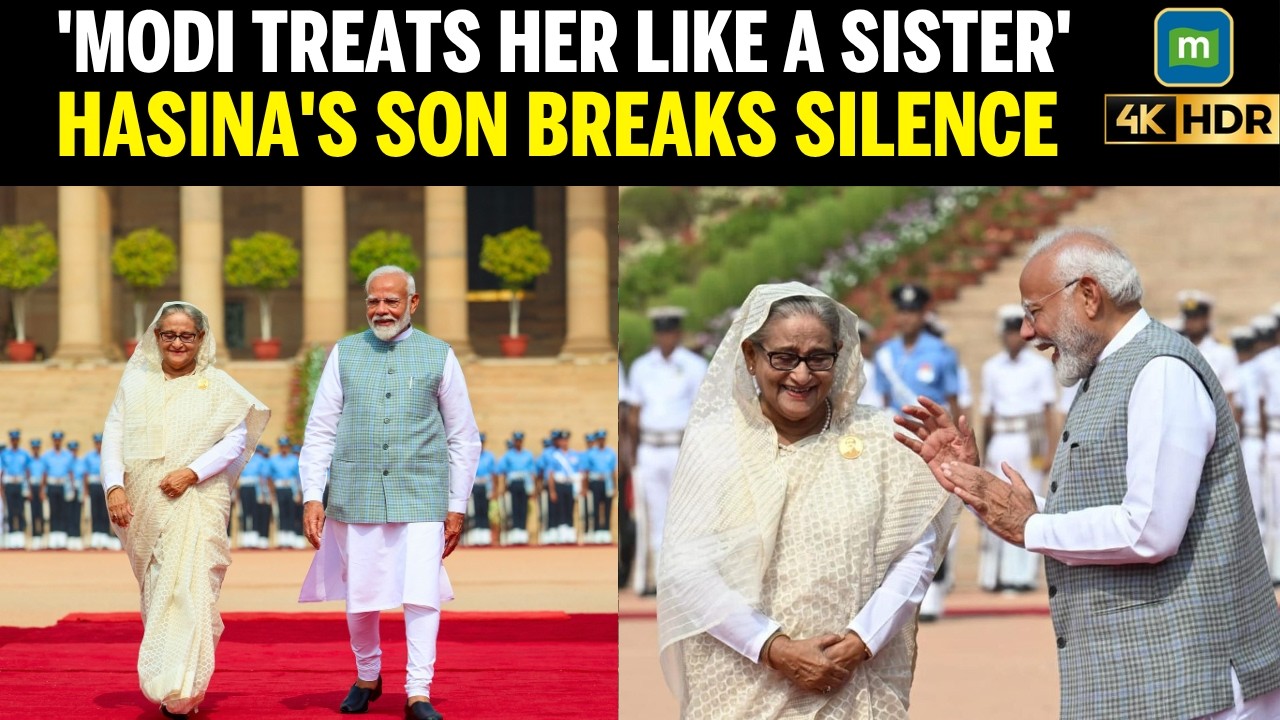 'INDIA TREATED HER LIKE A HEAD OF STATE':Hasina's Son Thanks PM Modi,Says He's 'Eternally Grateful' cover art
