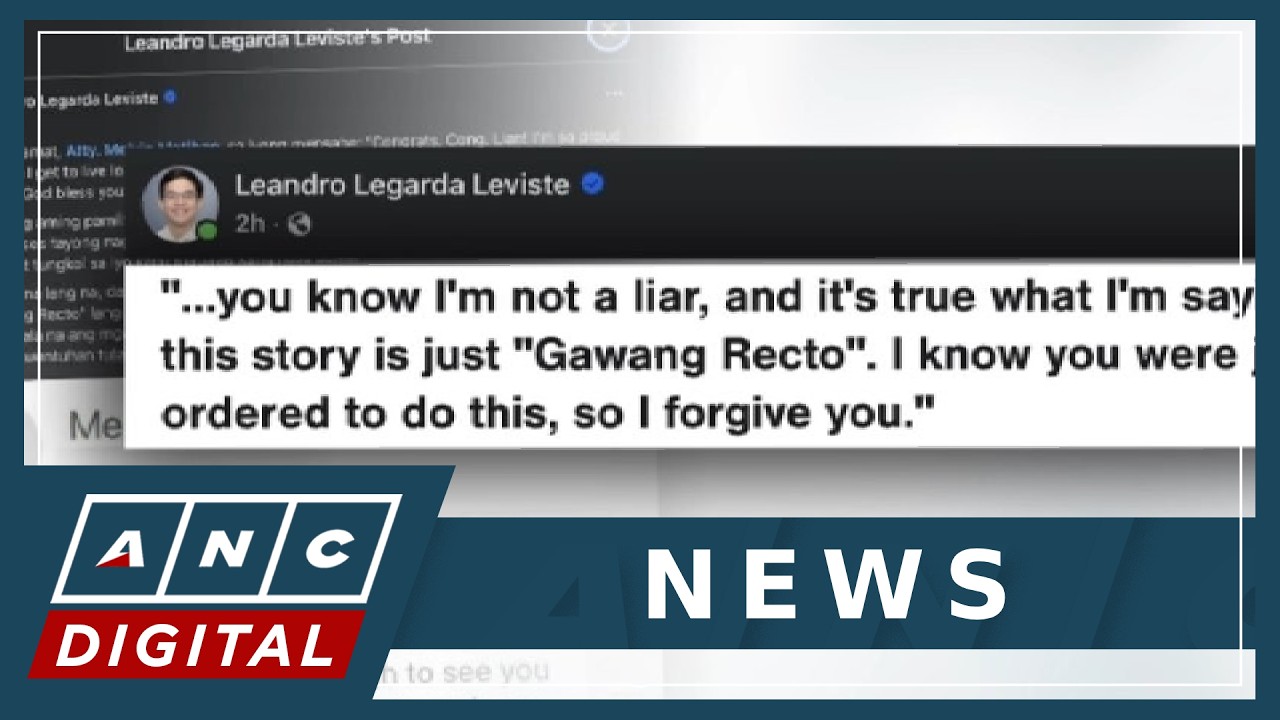 Leviste calls NBI probe linking him to alleged character assassination plot 'manufactured by Recto' cover art