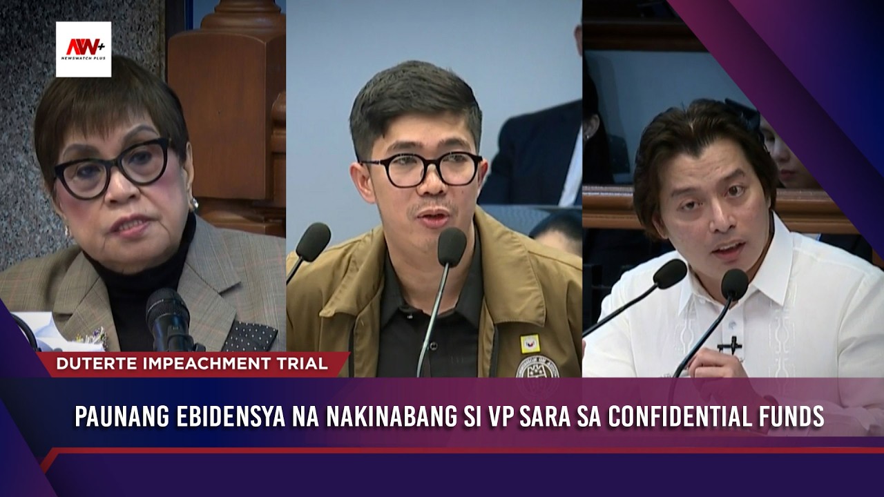 Paunang ebidensya na nakinabang si VP Sara sa confidential funds | Duterte impeachment trial cover art