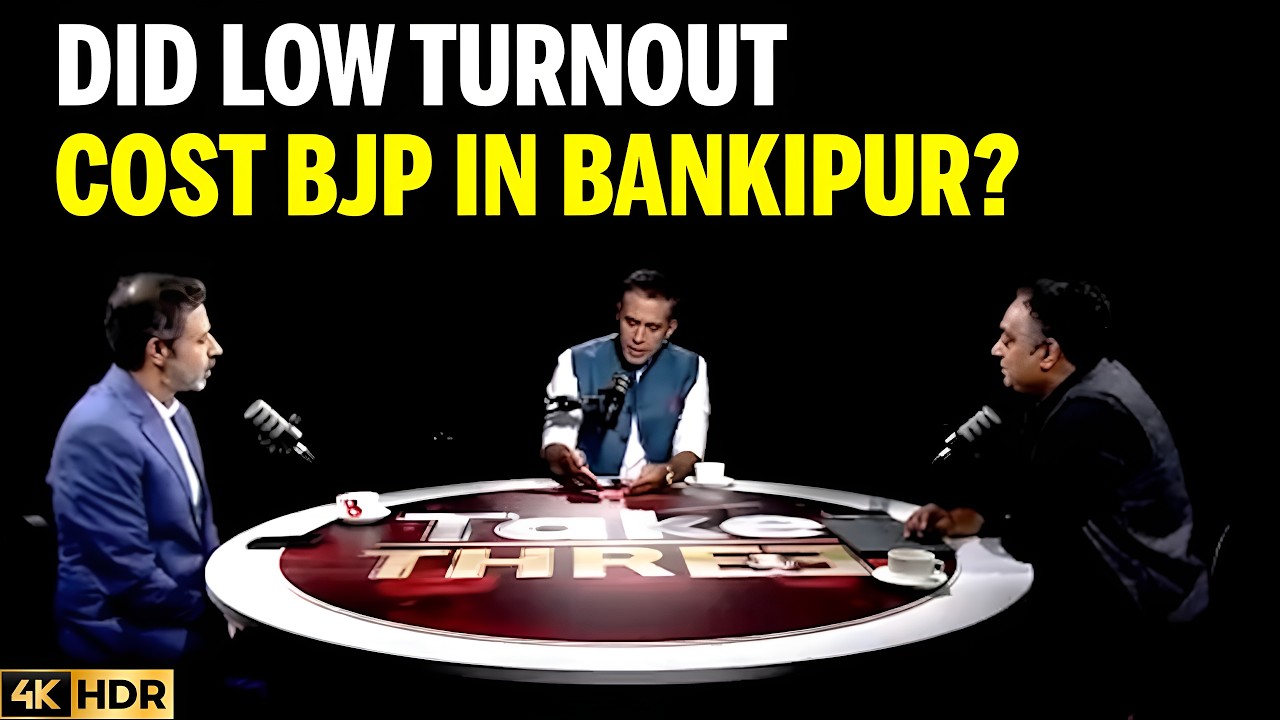 Take Three: Did Low Voter Turnout Cost BJP in Bankipur? cover art