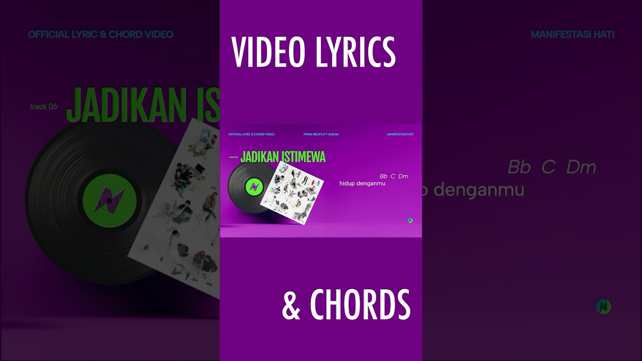 Jadikan Istimewa (Official Lyric & Chord Video) #shorts cover art