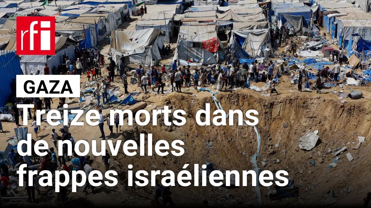 Gaza : treize morts dans des frappes israéliennes au cours de ces derniers jours • RFI cover art