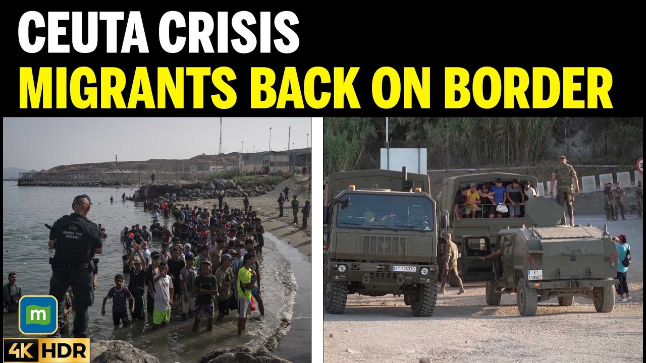 Ceuta Migrant Crisis: Spanish Police Chase, Army Trucks Take Migrants Back To Border | N18G | 4K cover art