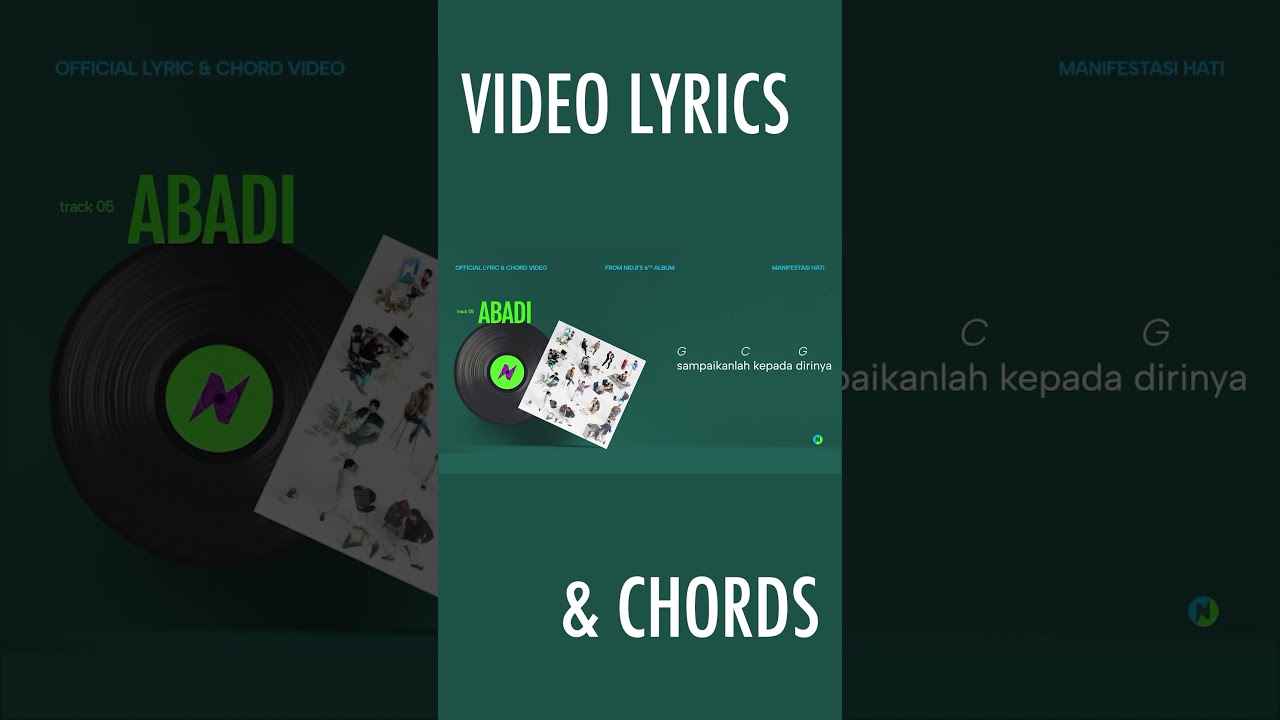ABADI (Official Lyric & Chord Video) #shorts cover art