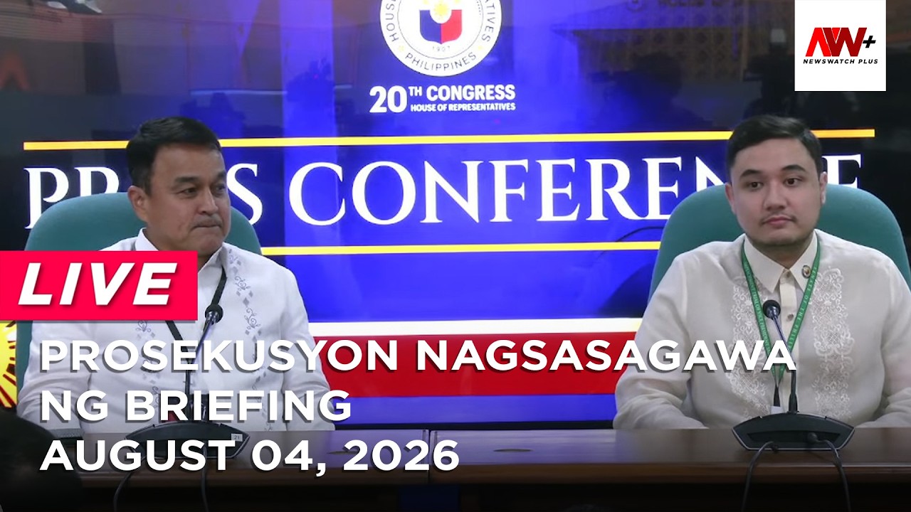 Prosekusyon nagsasagawa ng briefing | NewsWatch Live cover art