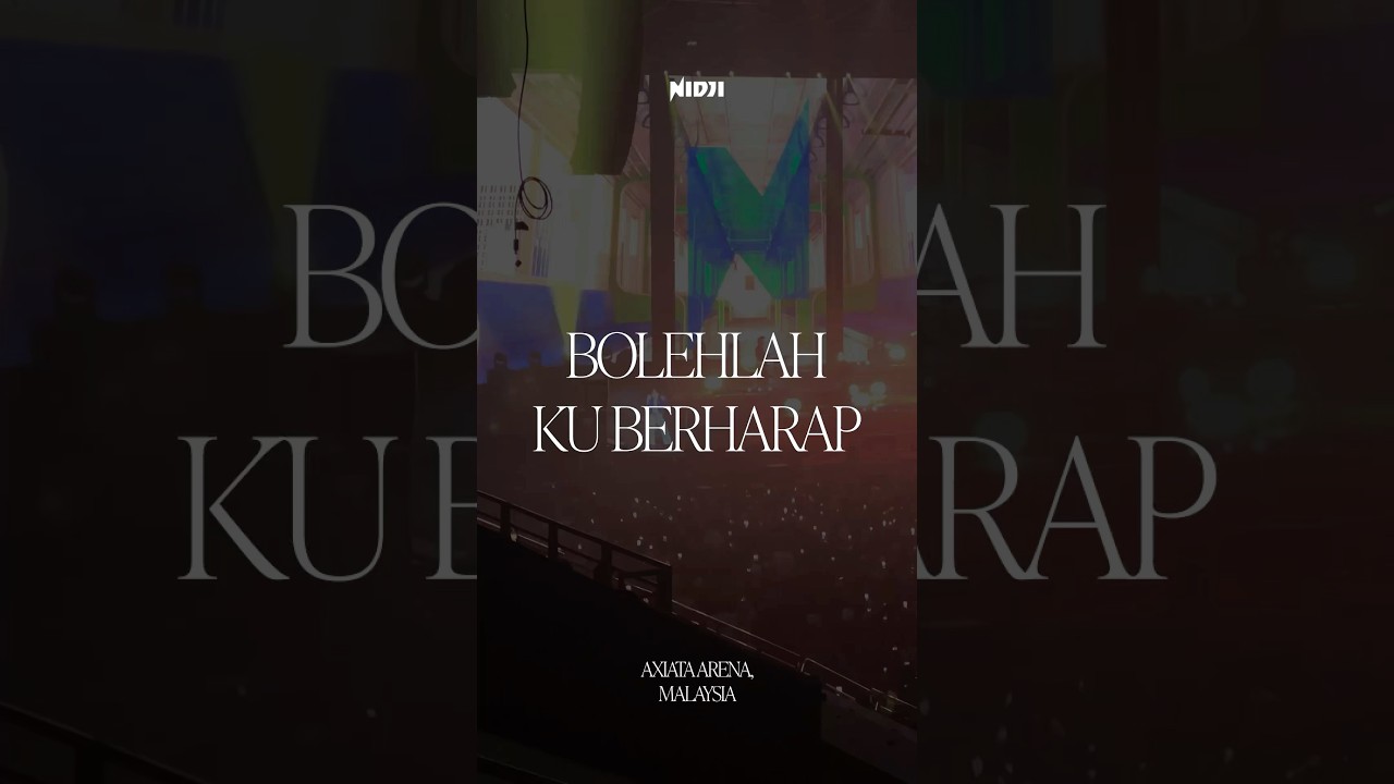 NIDJI - Bolehlah Ku Berharap live at The New Chapter Concert KL #Shorts cover art