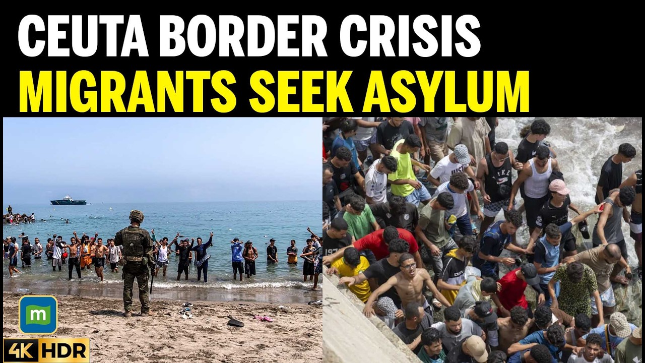 Ceuta Migrant Crisis: Chaos, Rush For Supplies As Humanitarian Response Begins | N18G | 4K cover art
