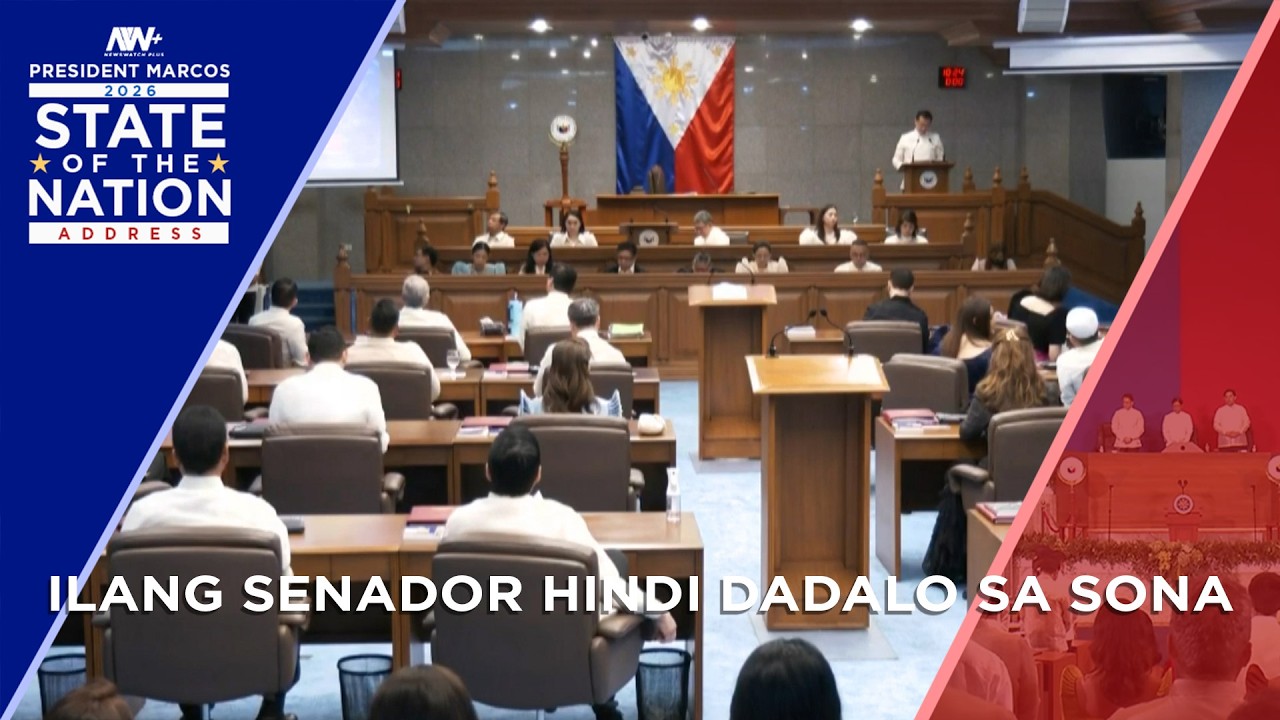Ilang senador hindi dadalo sa SONA | NewsWatch Reports cover art
