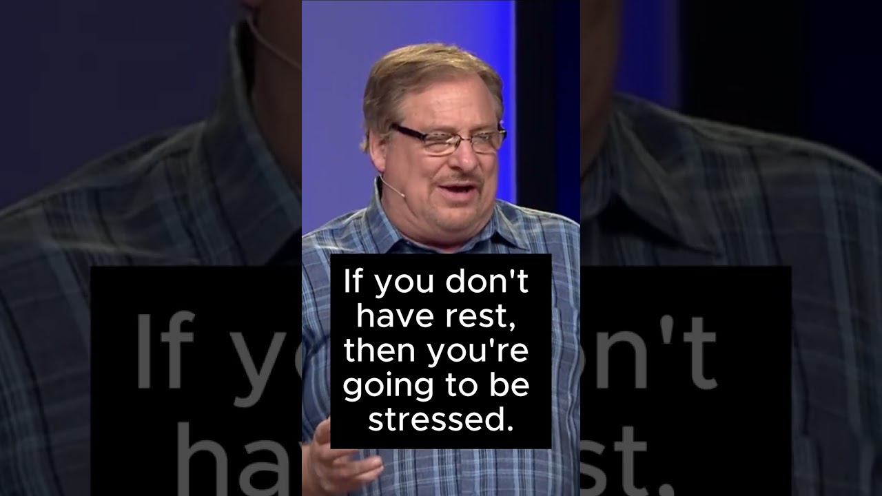 To Give God My Best Requires Rest - Pastor Rick’s Daily Hope cover art