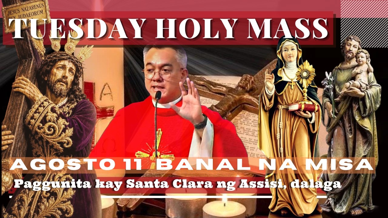 FILIPINO CHURCH MASS TODAY TUESDAY || August 11 ONLINE MASS | REV. FR DOUGLAS BADONG cover art