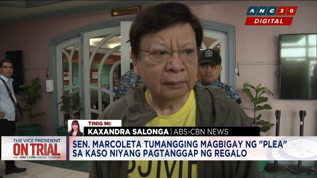 Marcoleta refuses to enter plea for raps on receiving gifts due to pending SC motion | ANC cover art