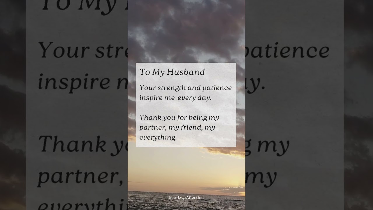 To My Husband cover art
