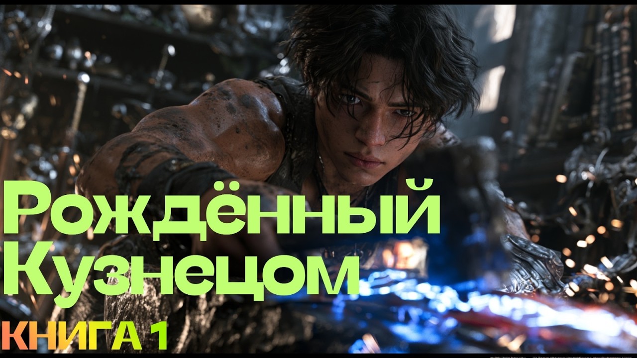 АУДИОКНИГА ХИТ: РОЖДЁННЫЙ КУЗНЕЦОМ | Книга 1 #попаданец #фантастика #фэнтези cover art