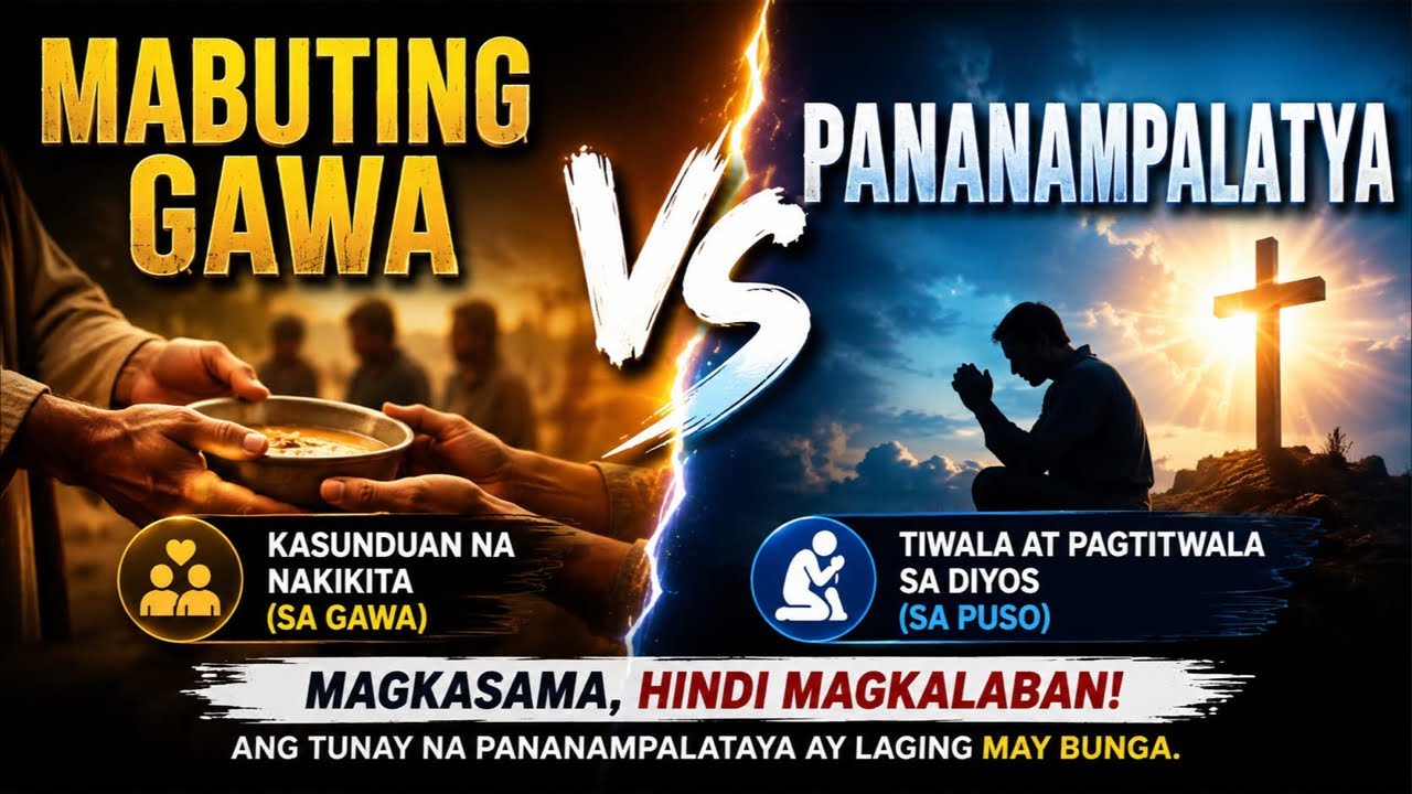Mabuting gawa at pananampalataya magkasama hindi hiwalay cover art