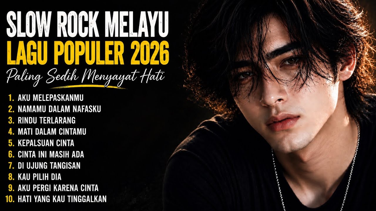 10 LAGU SEDIH PALING MENYAYAT HATI - SLOW ROCK MELAYU TERBARU 2026 / Full Album Lagu Malaysia cover art