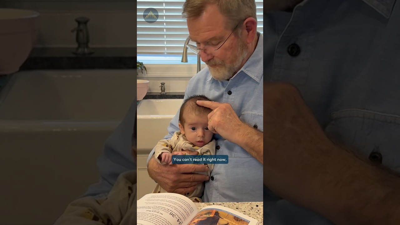Jeff Cavins Introduces His Grandson to the Bible #shorts cover art