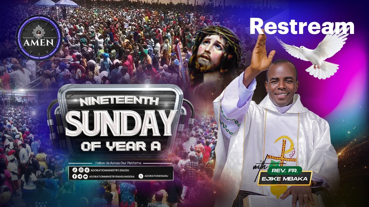 SUNDAY MASS PROGRAMME LIVE WITH REV FR EJIKE MBAKA || 09-08-2026 cover art