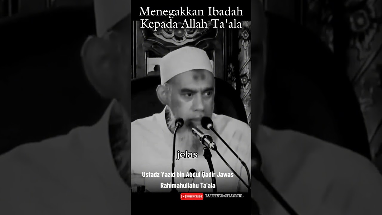 Menegakkan Ibadah Kpd Allah Ta'ala - Kajian Sunnah - Ustadz Yazid bin Abdul Qadir Jawas Rahimahullah cover art