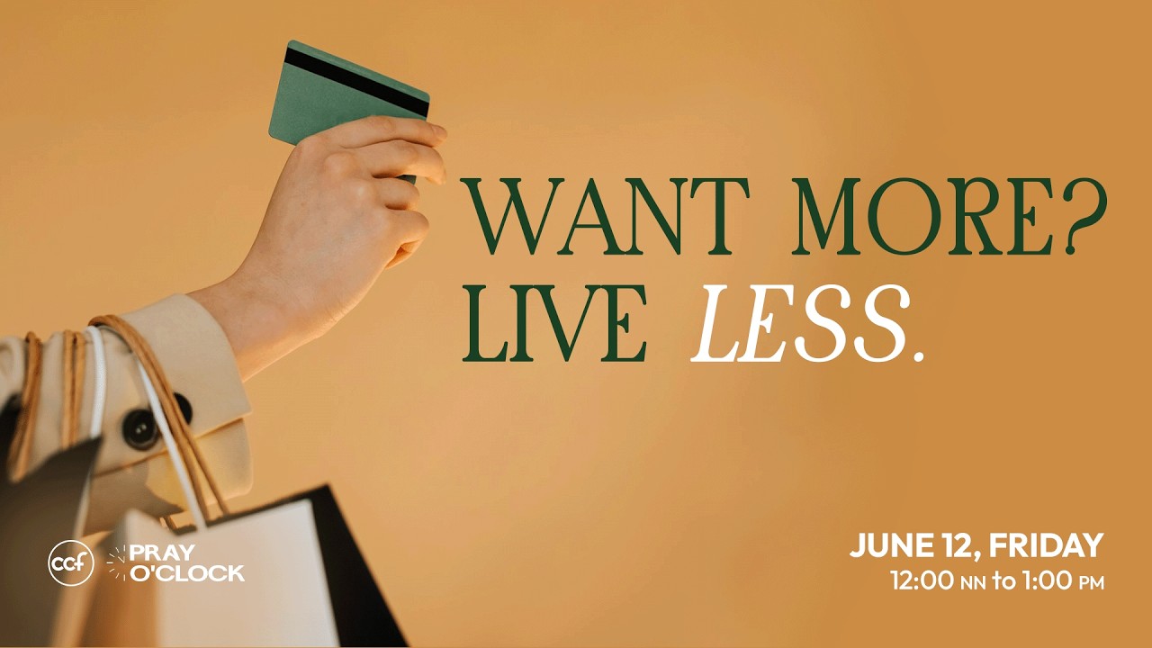 Want More? Live Less| Pray o'Clock (June 12, 2026) cover art